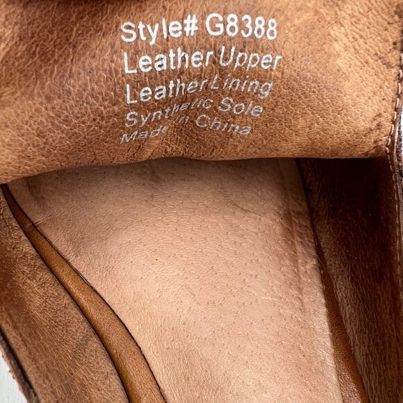 Madewell Brown Leather Pointed-Toe Mules Size 8.5 - Picture 4 of 7